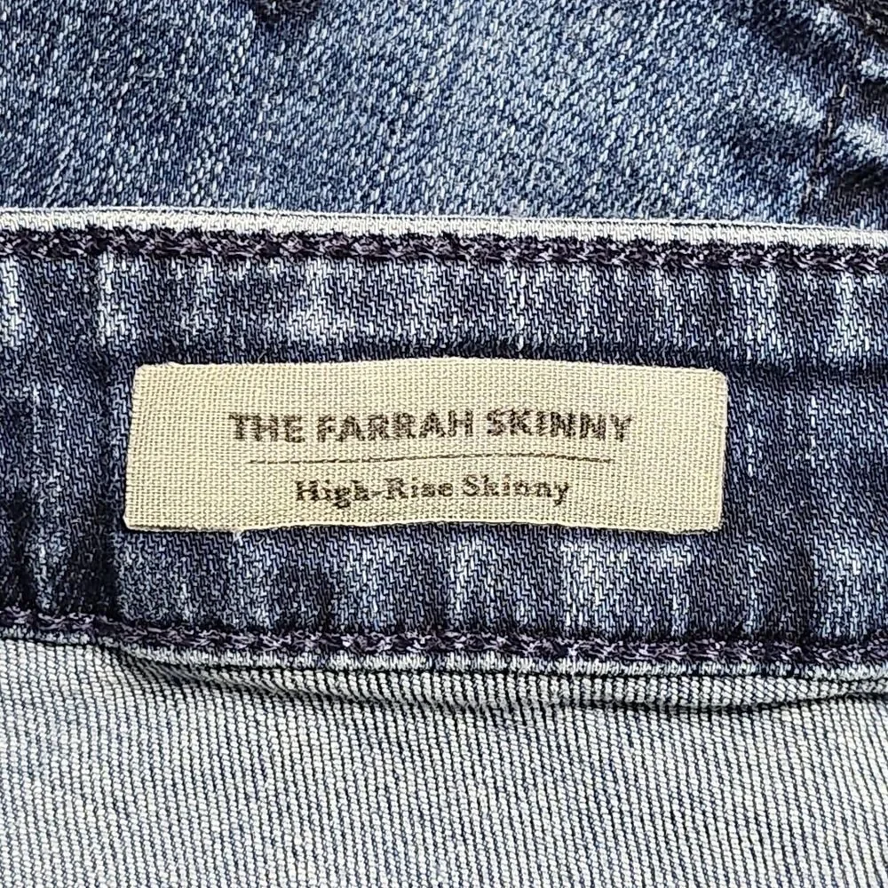 AG Adriano Goldschmied Jeans Womens 27R Cut‎ Off Farrah Skinny High Rise 28x28